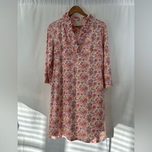 Simply Southern Women’s Dress Size Medium Soft Material Floral Pastel Pockets